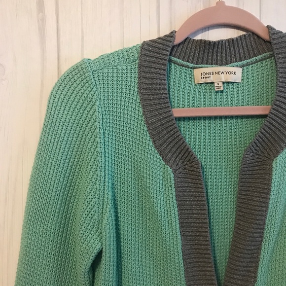 Jones New York Sport Chunky Knitted Cardigan - Picture 2 of 5